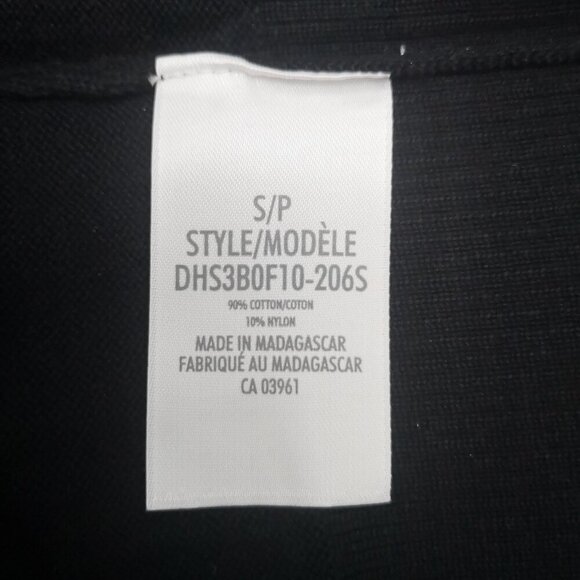 NWOT Denver Hayes Soft Ladies Size Small Full Zip Grey & Black Sweater - Picture 4 of 10